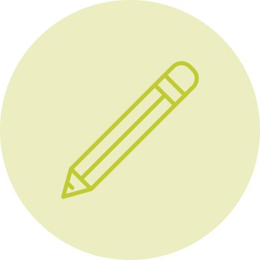 Kalem vektörü illüstrasyon tasarımı