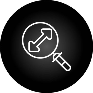 seo modern simgesinin vektör illüstrasyonu