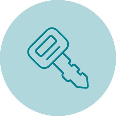 Tornavida. Web simgesi basit illüstrasyon