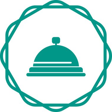 Otel simgesi vektör illüstrasyonu