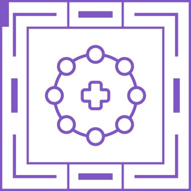 Bir haçın vektör illüstrasyonu