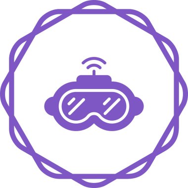 Modern bir simgenin vektör illüstrasyonu