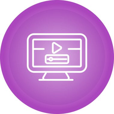 Bilgisayar web simge vektör çizim