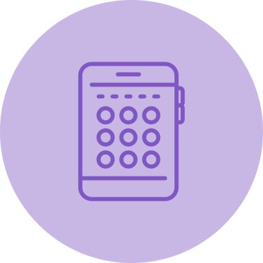 vektör telefon simgesi çizimi