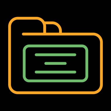 Kişisel verilerin vektör simgesi