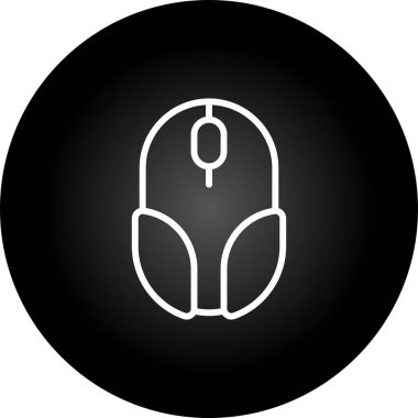 Moda biçimi izole edilmiş arkaplanda fare simgesi