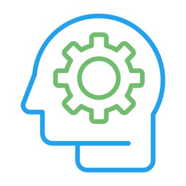 Kişisel ve ticari kullanım için dişli vektör simgesi simgesi vektör çizimi..