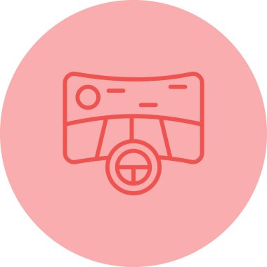 kamera simgesi vektör illüstrasyonu