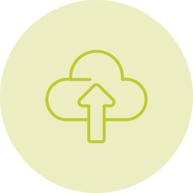 bulut simgesi, vektör illüstrasyonu