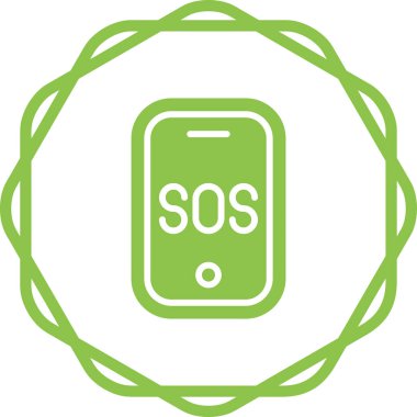 Modern simge eksikliğinin vektör çizimi