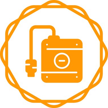 vektör gaz ısıtıcı simgesi