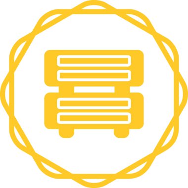 sunucu web simgesi vektör illüstrasyonu