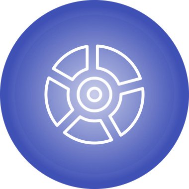 vektör cd simgesi illüstrasyonu