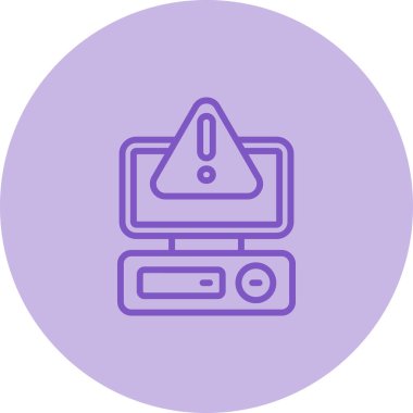 Modern bir simgenin vektör illüstrasyonu