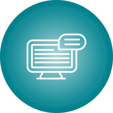 Bilgisayar web simge vektör çizim