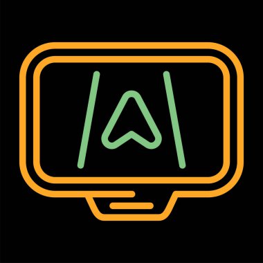 seo modern simgesinin vektör illüstrasyonu