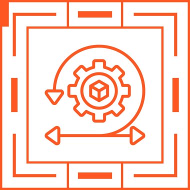 ayar simgesi, vektör illüstrasyonu ayarlanıyor