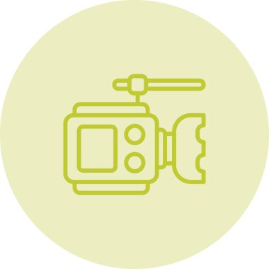 kamera simgesi vektör illüstrasyonu