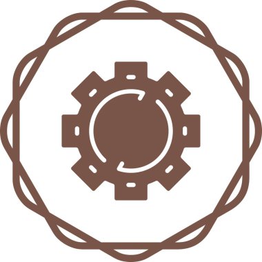 Teçhizat Web simgesi basit illüstrasyon