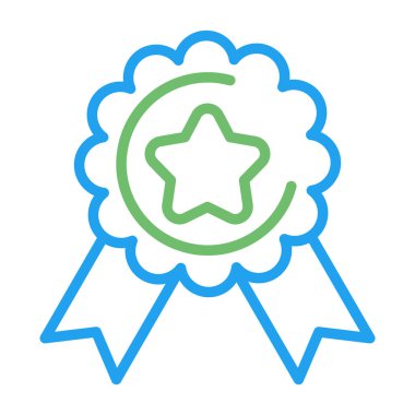 Madalya. Web simgesi basit tasarım