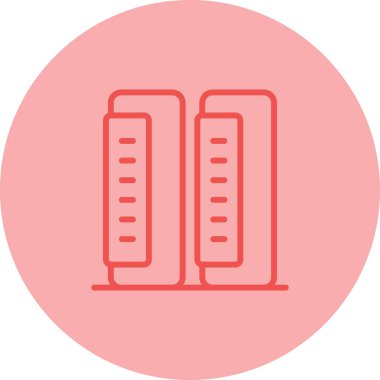 Dosyalar. Web simgesi basit illüstrasyon