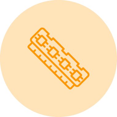 Modern b 'nin vektör illüstrasyonu pizza ikonundan yoksun