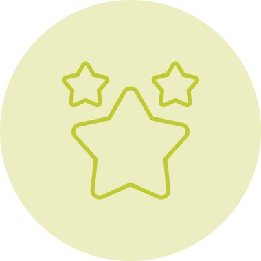 yıldız simgesi vektör illüstrasyonu