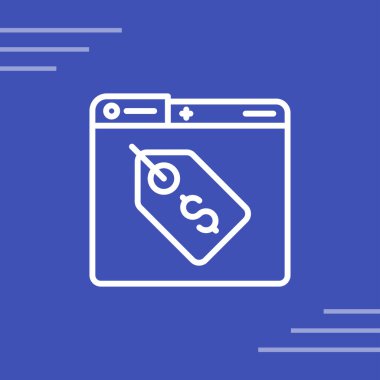 seo modern simgesinin vektör illüstrasyonu