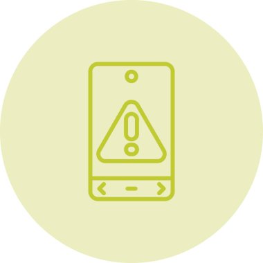 Eşsiz elektronik aygıt vektör çizgisi