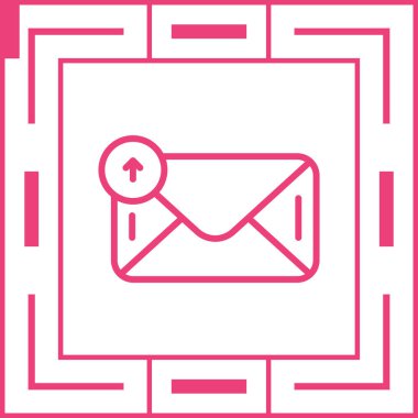 e-posta simgesi ana hat biçiminde