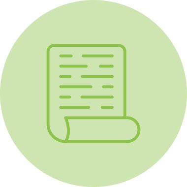 Belgenin vektör illüstrasyonu