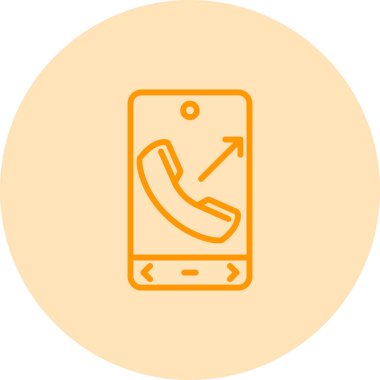 cep telefonu ikonu vektör illüstrasyonu