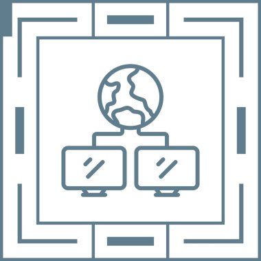 seo modern simgesinin vektör illüstrasyonu