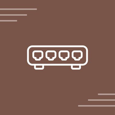 Bir bus için vektör simgesi