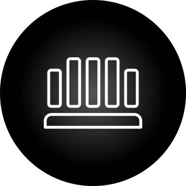 Modern b 'nin vektör illüstrasyonunda termometrenin eksik simgesi