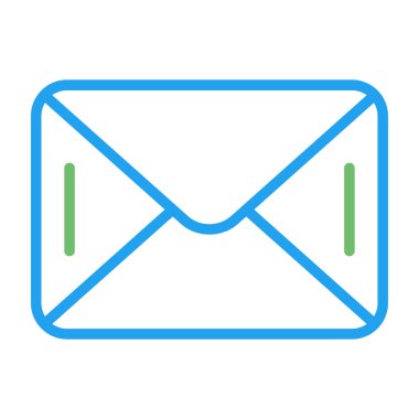 zarf e- posta simgesi vektör illüstrasyon tasarımı