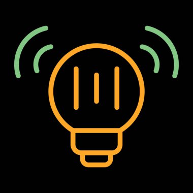 Ampul Simgesi, Vektör illüstrasyonu