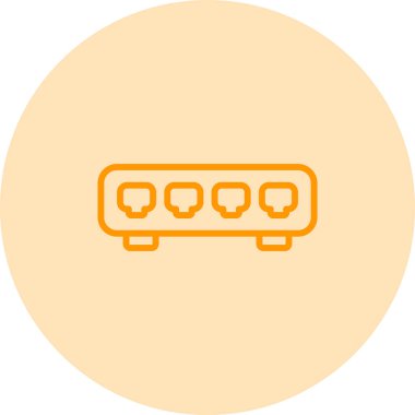 Otobüs. Web simgesi basit illüstrasyon