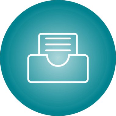 Mavi ve siyah simgenin vektör illüstrasyonu