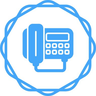 Vektör telefon simgesi illüstrasyonu