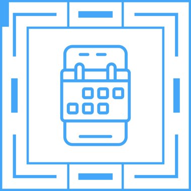 Telefon simgesinin vektör illüstrasyonu