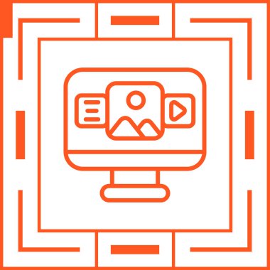 seo modern simgesinin vektör illüstrasyonu,