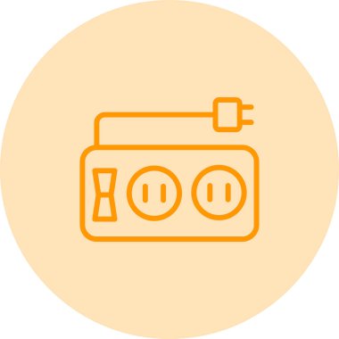 Pil. Web simgesi basit illüstrasyon