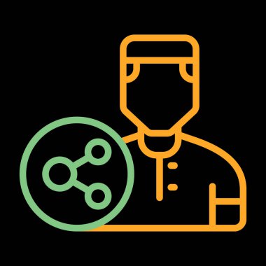 seo modern simgesinin vektör illüstrasyonu