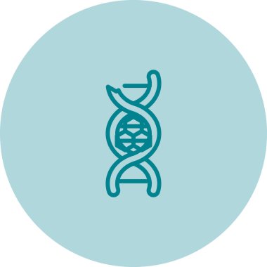 DNA simgesi vektör illüstrasyonu