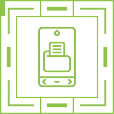 dosya simgesi, vektör illüstrasyonu 