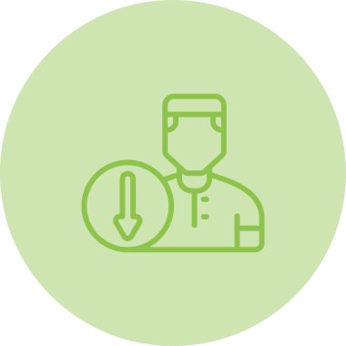 Doktor modern simgesinin vektör illüstrasyonu