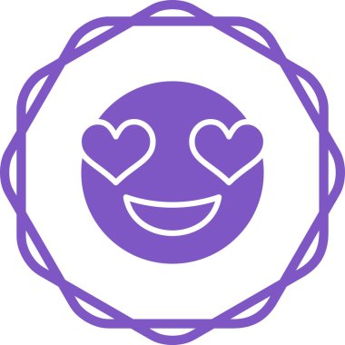 Kalp. Web simgesi basit illüstrasyon