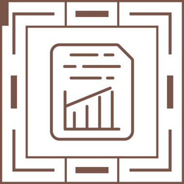 Çizelge. Web simgesi basit tasarım