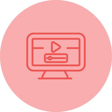 Bilgisayar web simge vektör çizim